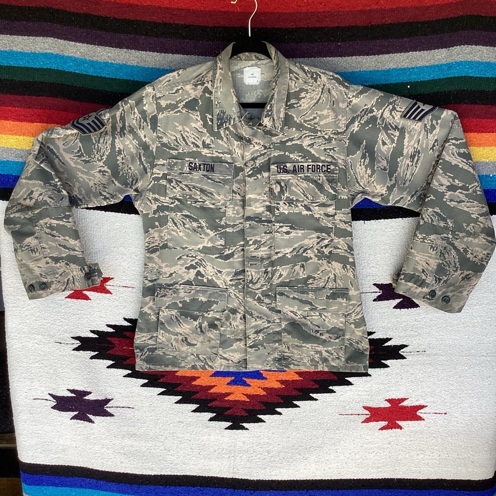 U.S. Air Force Camo Utility Coat Official Air Force garment size 38R Saxton